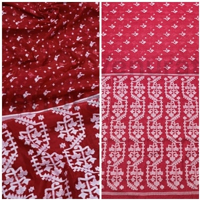 Cotton Soft Jamdani Saree Rich Texture And Work All Over Jamdani Work , Soft Dhakai Jamdani Saree Authentic Soft Jamdani Sari