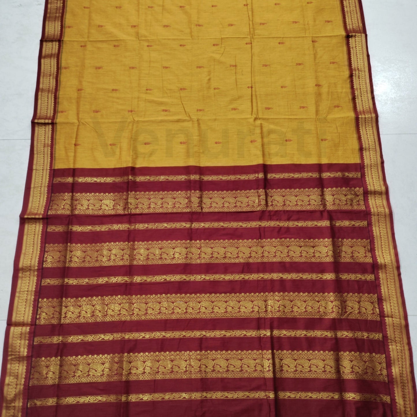 Authentic Gadwal Silk Saree with Zari Work Bengals Gadwal Sari for Women Gift for Her
