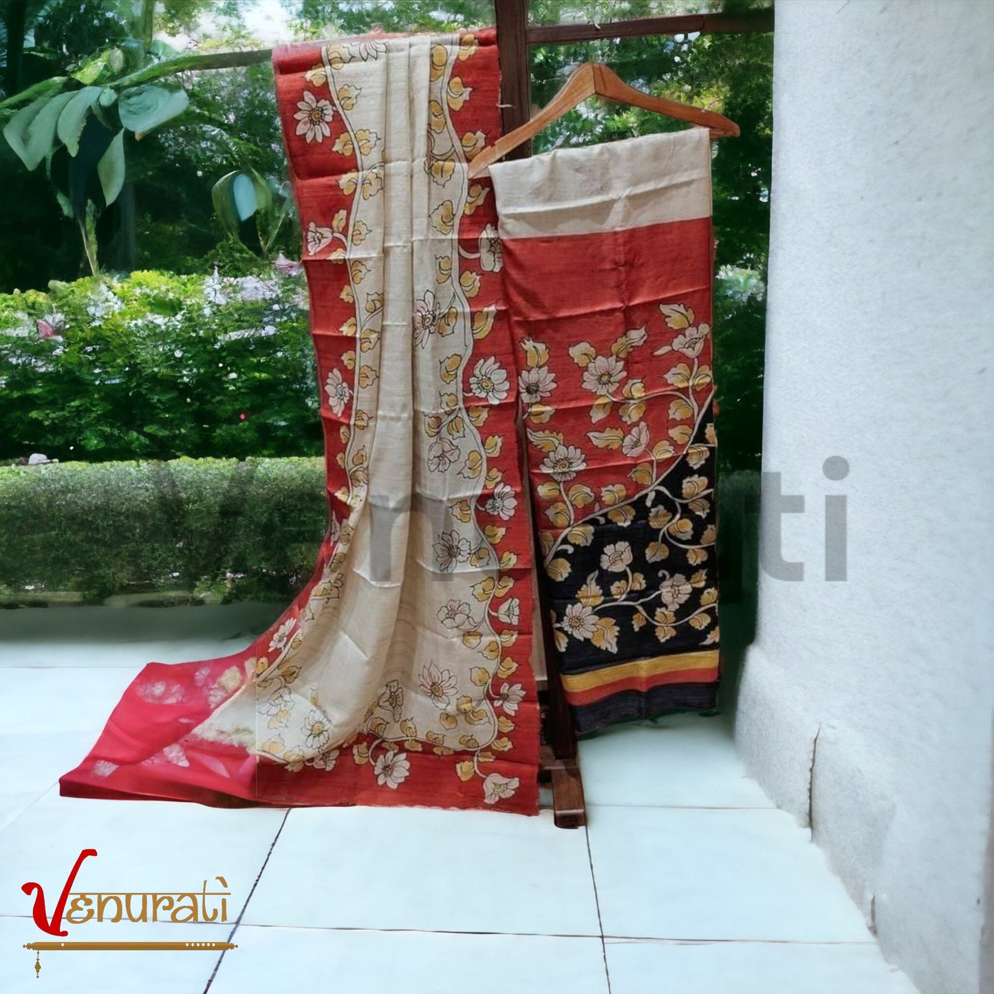 Authentic Kalamkari Design Salwar Suit Piece Set With SILK MARK Designer Bollywood Kurtis by VENURATI
