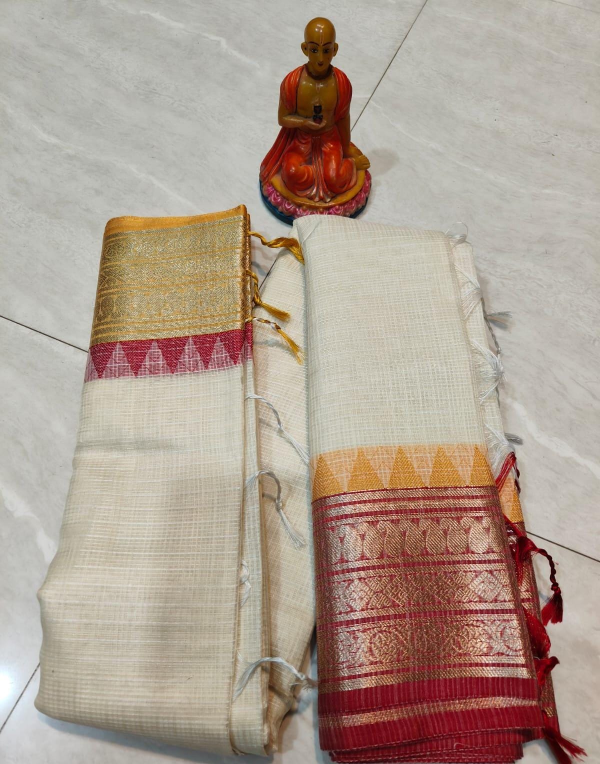 Authentic Kota Gadwal Silk Saree With Blouse Piece Designer Bollywood Silk Saree by VENURATI