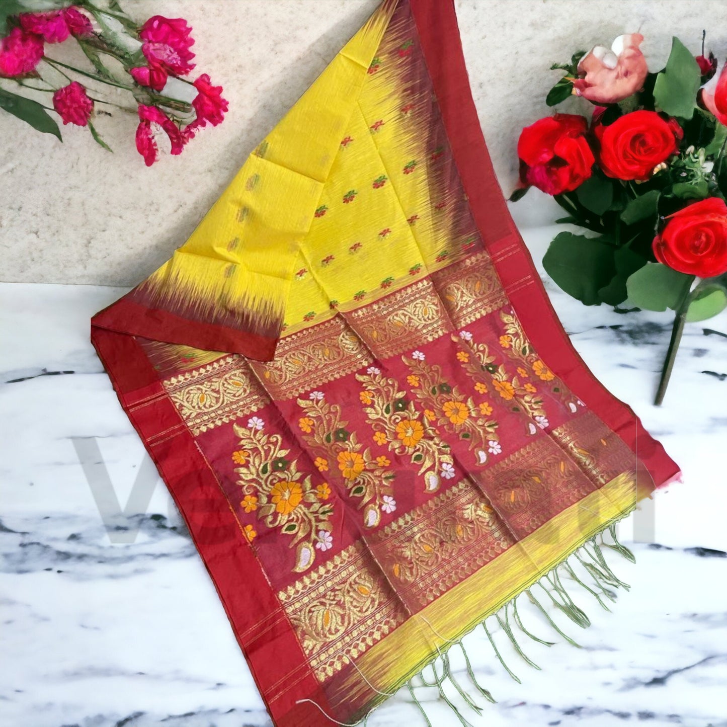 Regal Elegance Katki Baha Jamdani Saree Handwoven Opulence, Khadi Silk Elegant jamdani Saree for Women