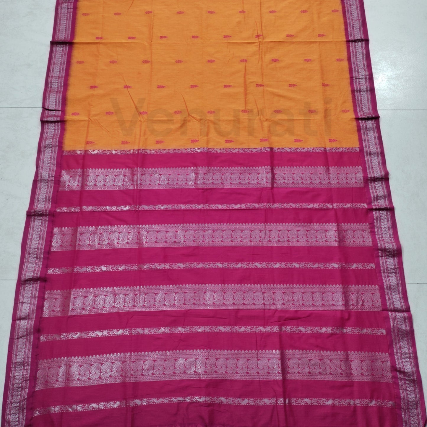 Authentic Gadwal Silk Saree with Zari Work Bengals Gadwal Sari for Women Gift for Her