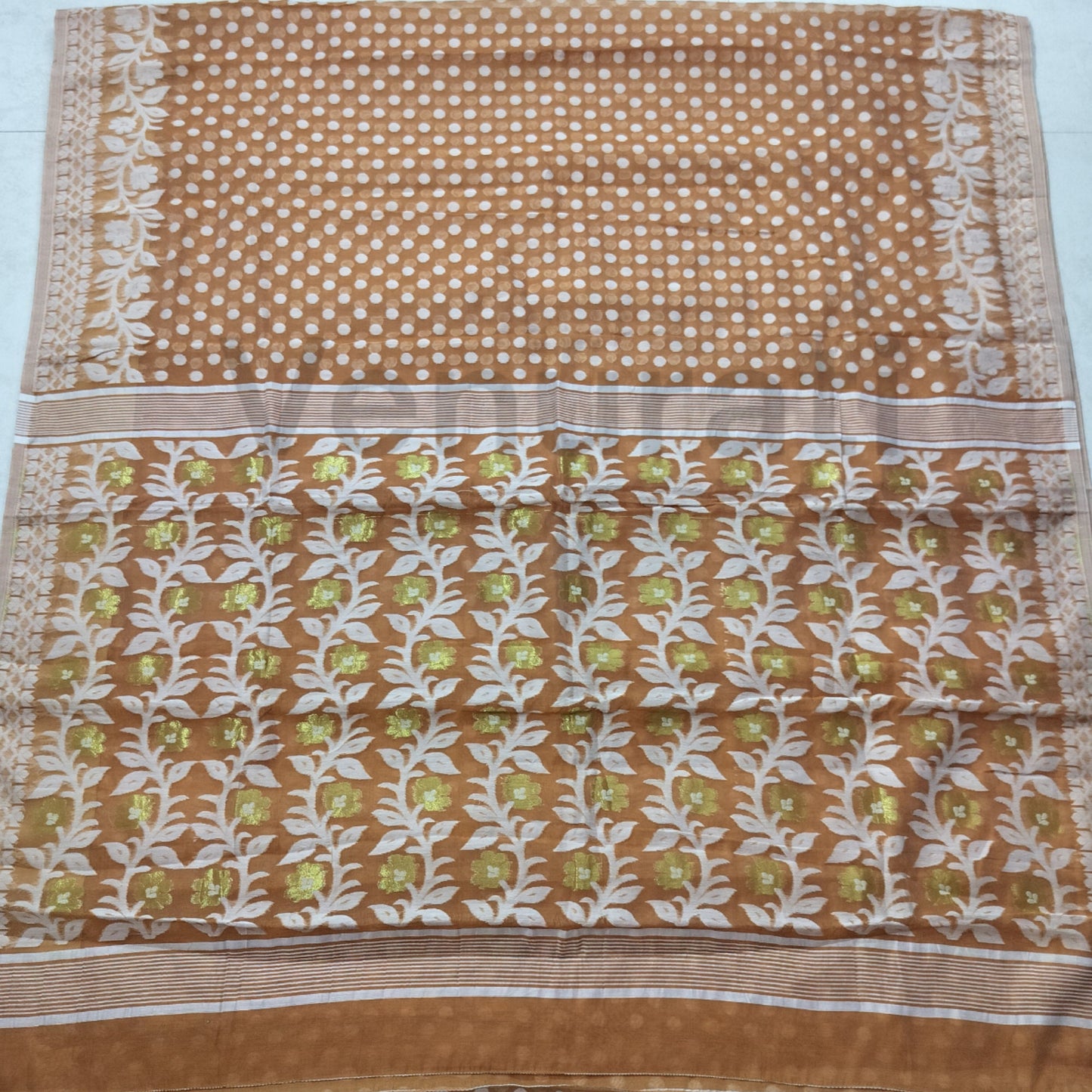 Bengals Dhakai Jamdani Saree Soft Jamdani Saree Comfortable Rich Work Handloom Jamdani Sari Gift for Durgapuja Diwali Anniversary