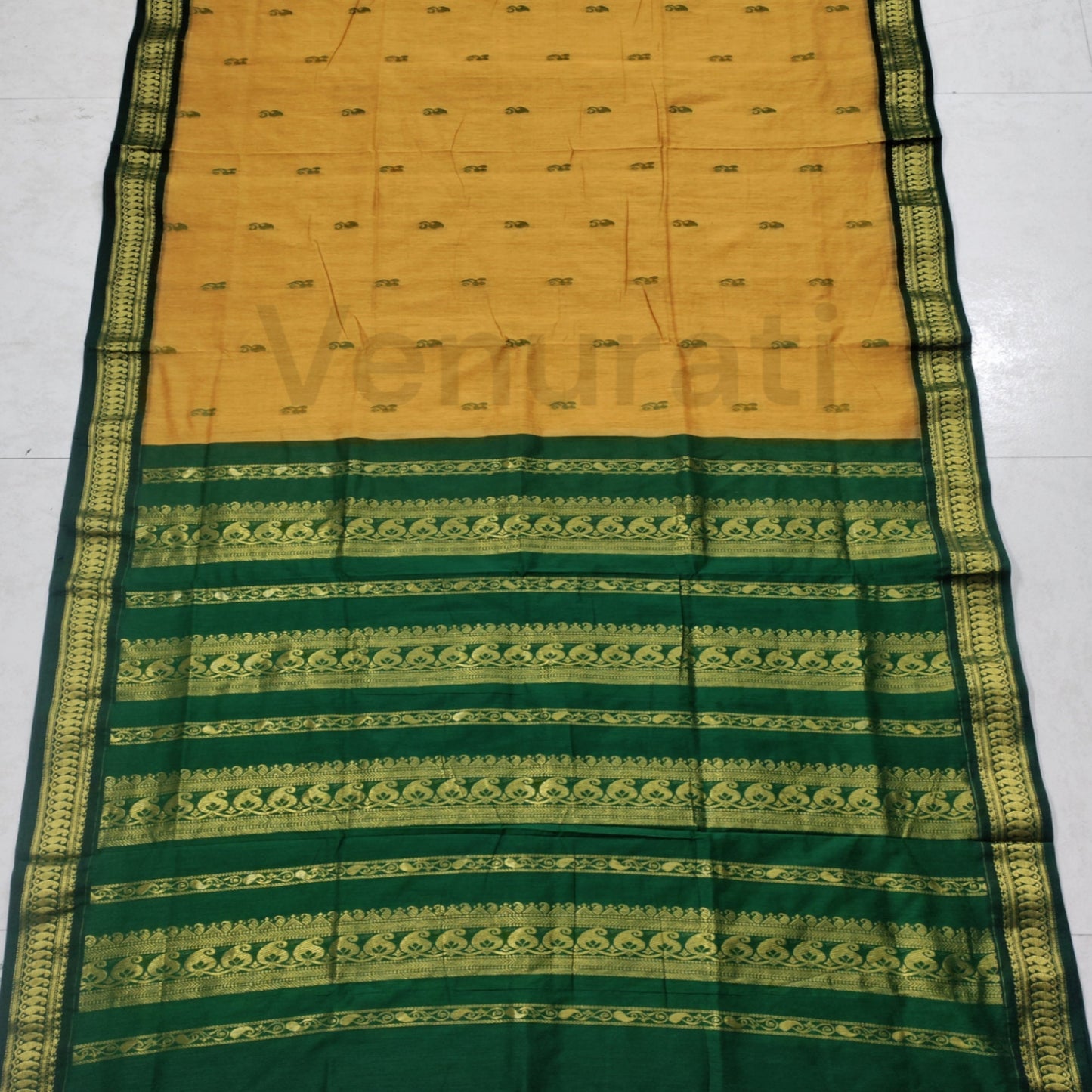 Authentic Gadwal Silk Saree with Zari Work Bengals Gadwal Sari for Women Gift for Her
