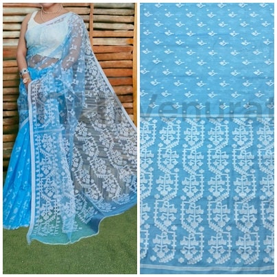 Cotton Soft Jamdani Saree Rich Texture And Work All Over Jamdani Work , Soft Dhakai Jamdani Saree Authentic Soft Jamdani Sari