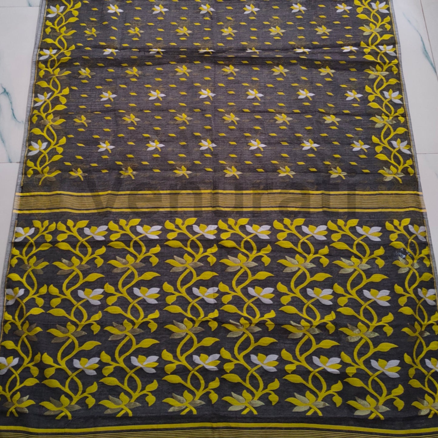 Authentic Dhakai Jamdani Saree for Womens Soft Jamdani Saree Comfortable Rich Work Handloom Jamdani Sari Gift for wife