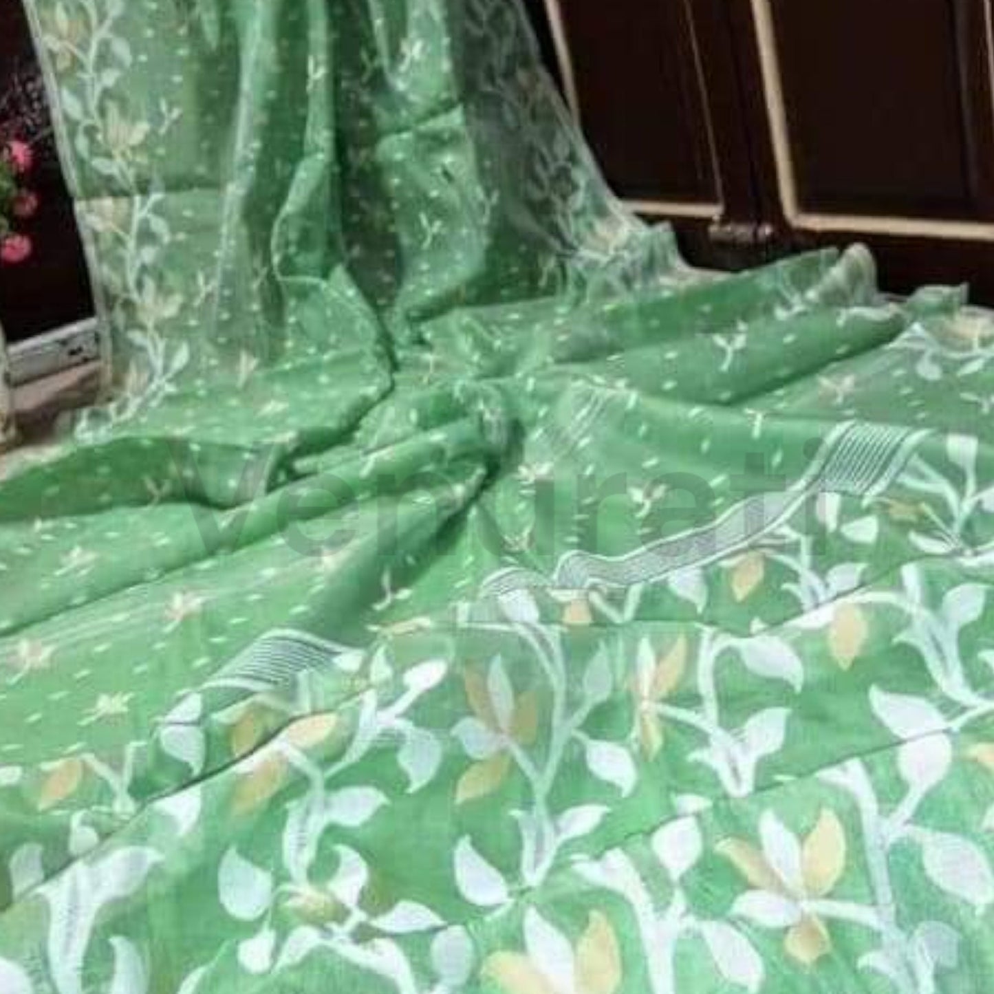 Authentic Dhakai Jamdani Saree for Womens Soft Jamdani Saree Comfortable Rich Work Handloom Jamdani Sari Gift for wife
