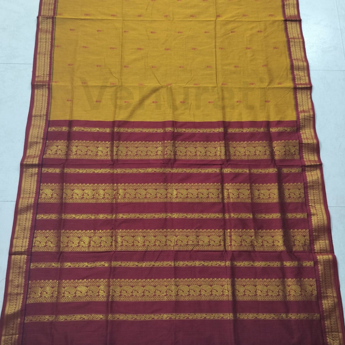 Authentic Gadwal Silk Saree with Zari Work Bengals Gadwal Sari for Women Gift for Her