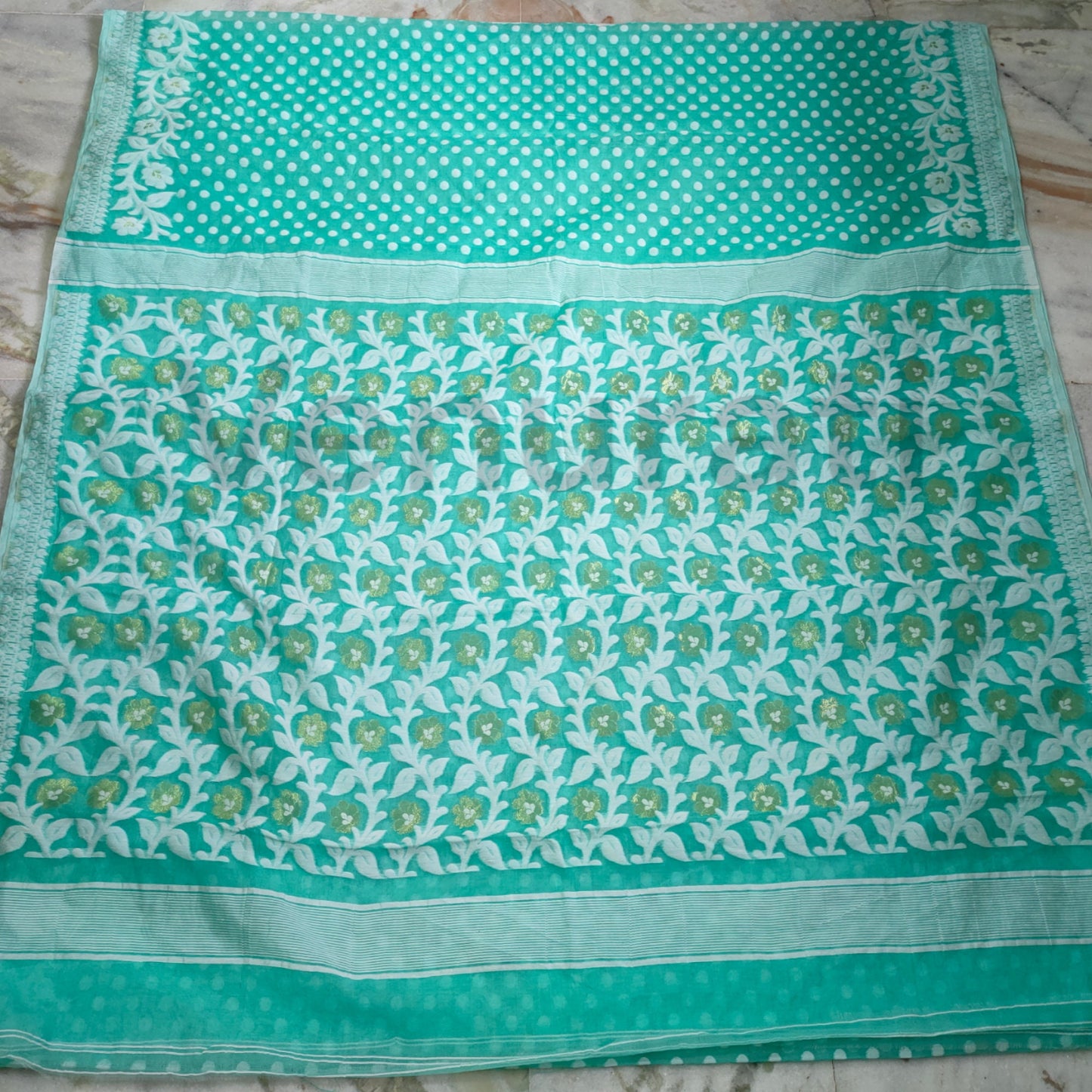 Bengals Dhakai Jamdani Saree Soft Jamdani Saree Comfortable Rich Work Handloom Jamdani Sari Gift for Durgapuja Diwali Anniversary
