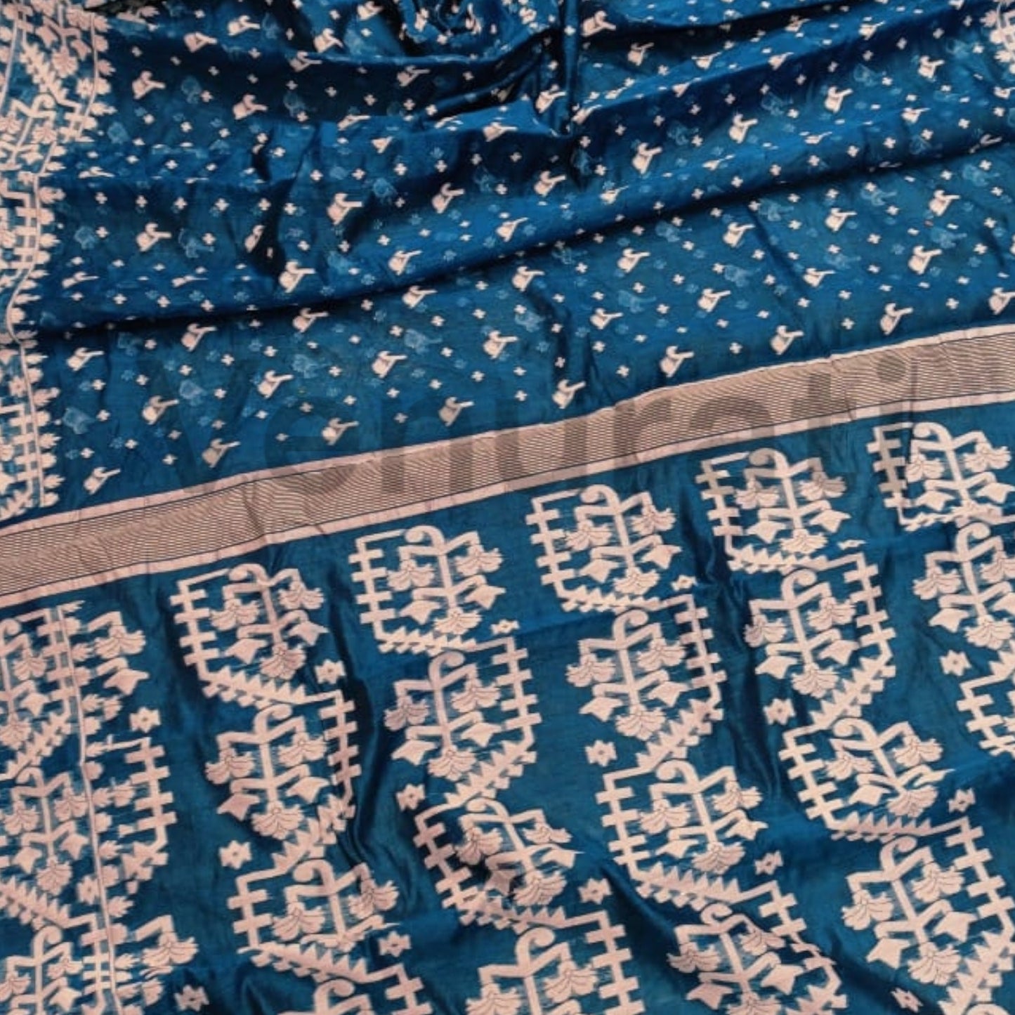 Cotton Soft Jamdani Saree Rich Texture And Work All Over Jamdani Work , Soft Dhakai Jamdani Saree Authentic Soft Jamdani Sari