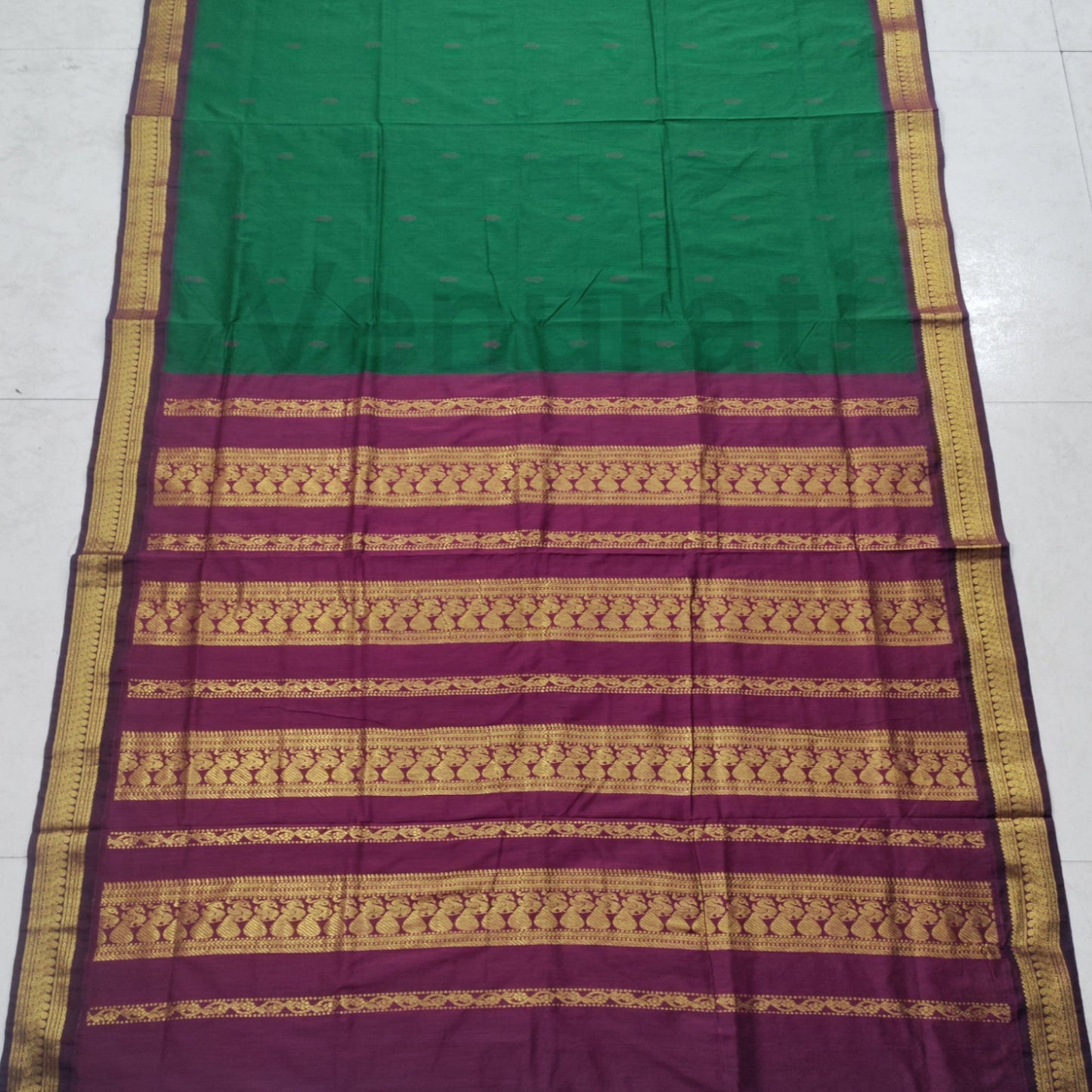 Authentic Gadwal Silk Saree with Zari Work Bengals Gadwal Sari for Women Gift for Her