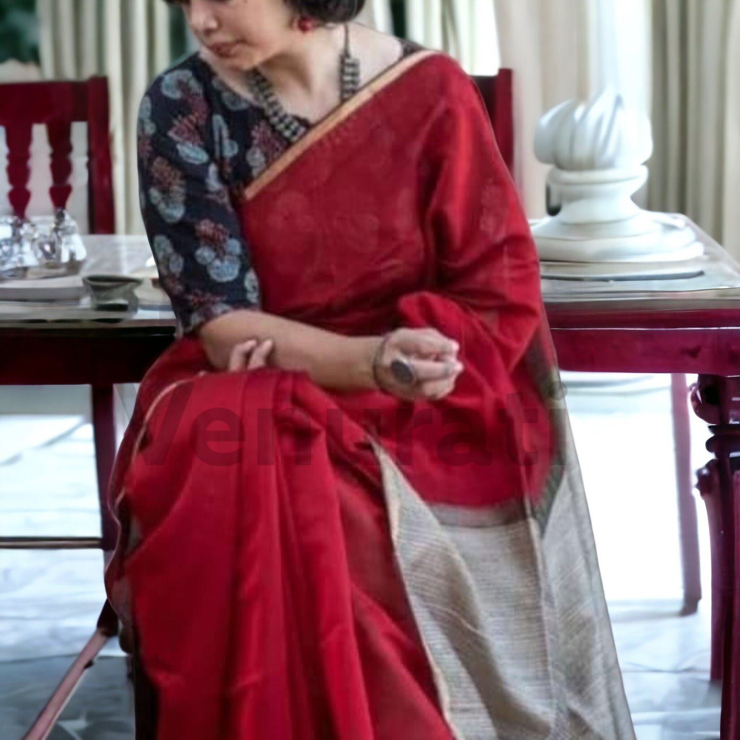 Exclusive Cotton Silk Handloom Saree for Women Soft Cotton by Silk Saree, Gift for Her