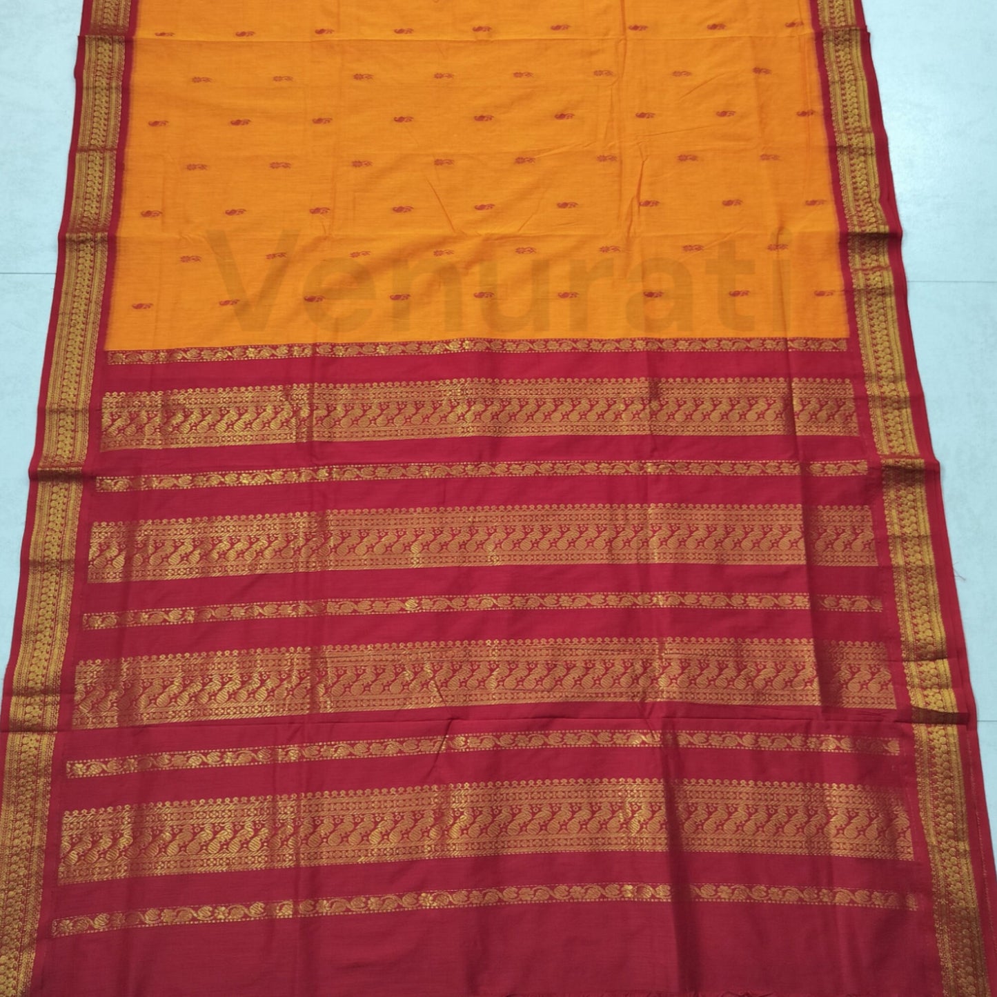 Authentic Gadwal Silk Saree with Zari Work Bengals Gadwal Sari for Women Gift for Her