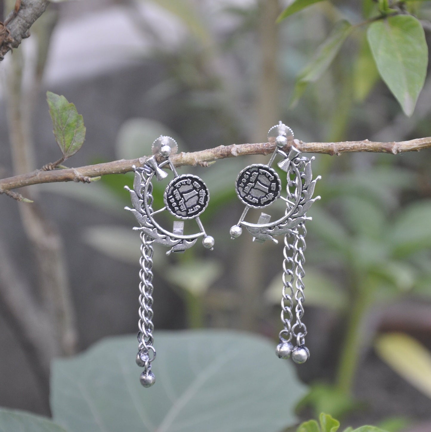 Boho Girls Earrings Long Drop Earring For Women Christmas Gift for Her Oxidized Jewellery
