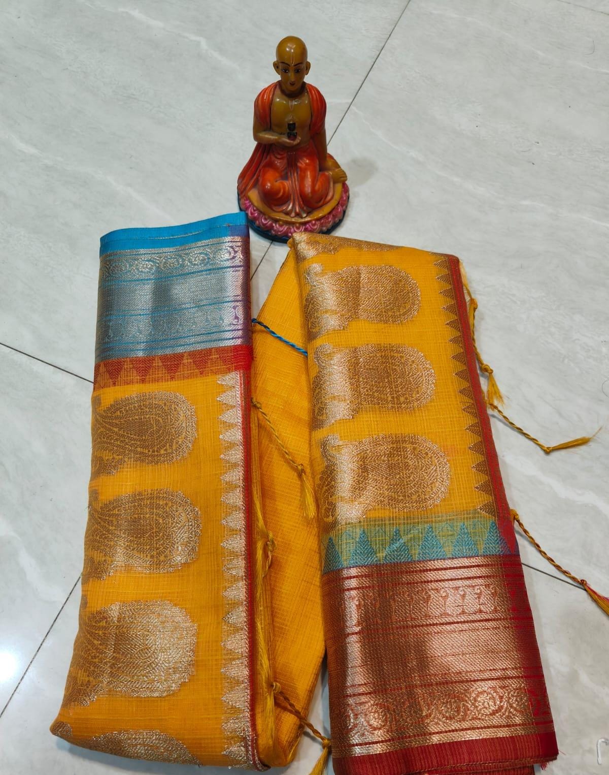 Authentic Kota Gadwal Silk Saree With Blouse Piece  Designer Bollywood Silk Saree by VENURATI