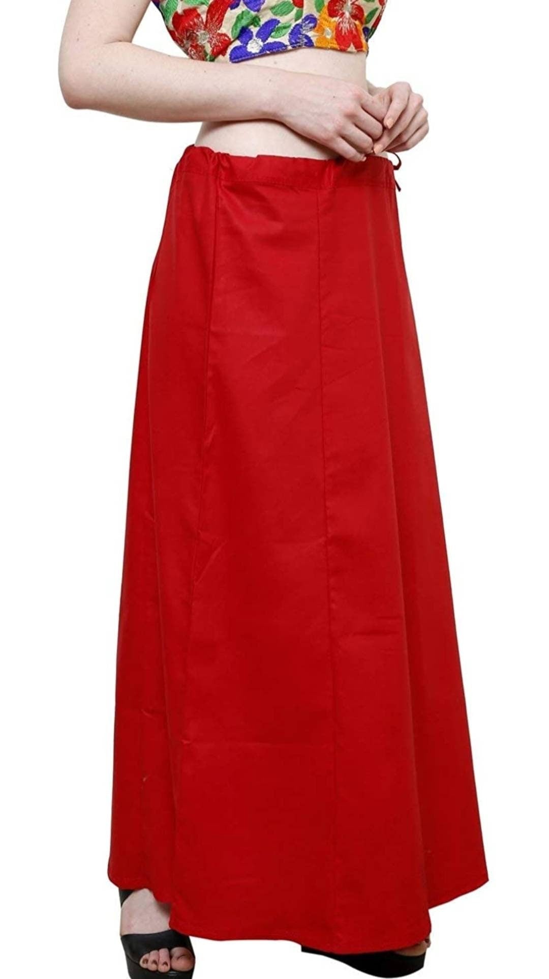Cotton Petticoat For Women, Petticoat for Saree, green petticoat, red petticoat, pink petticoat, white petticoat, black petticoat for saree