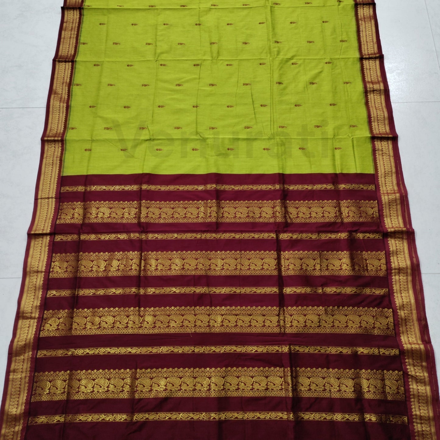 Authentic Gadwal Silk Saree with Zari Work Bengals Gadwal Sari for Women Gift for Her