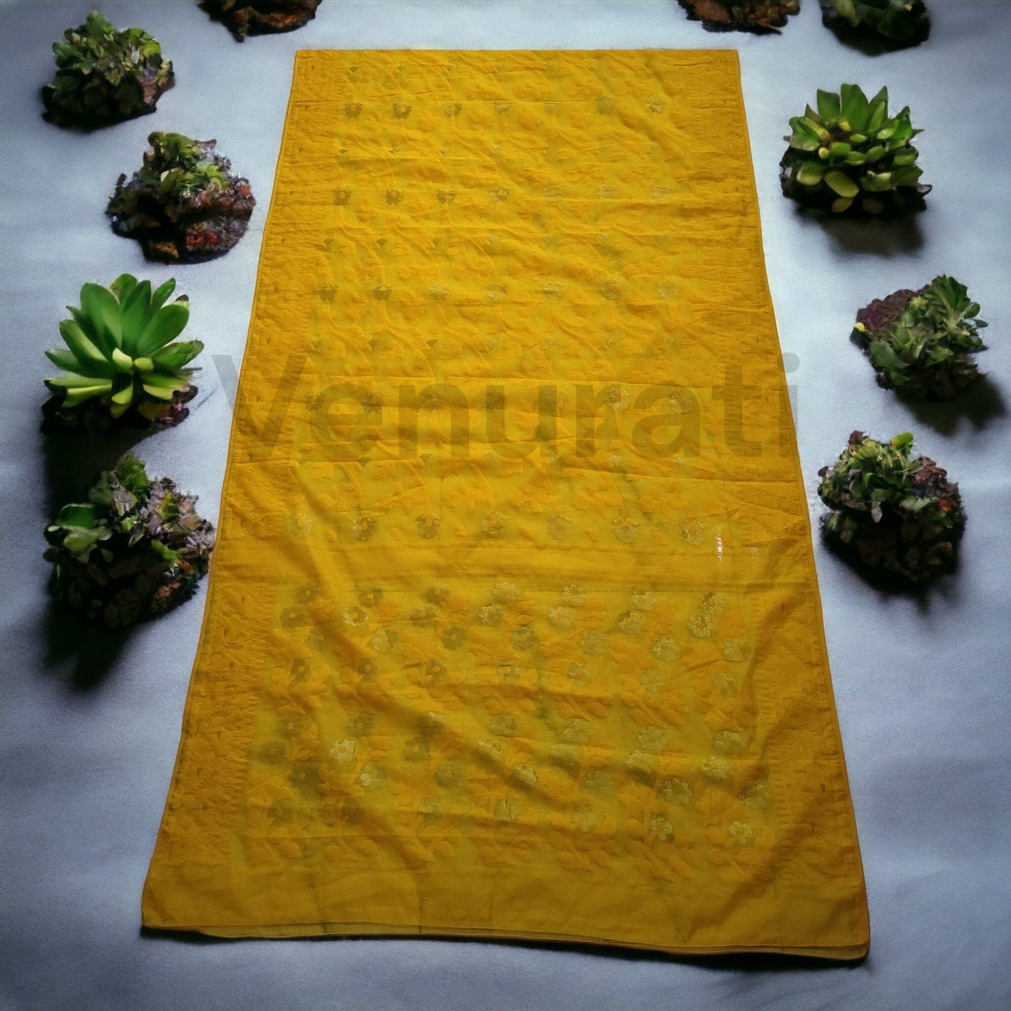 Authentic Dhakai Jamdani Saree Floral Work Jamdani Saree Soft and Comfortable Dhakai Saree Handloom Jamdani Sari from Bengal