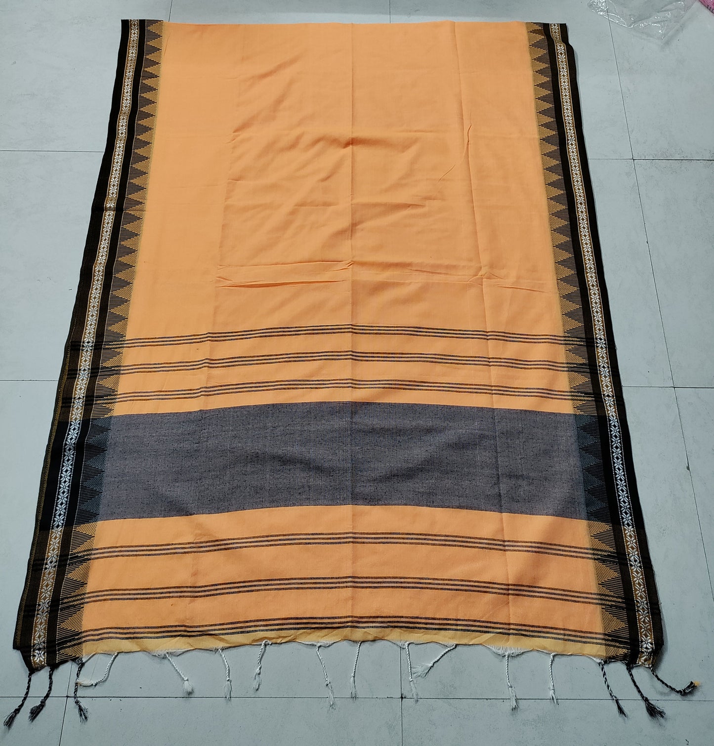 Pure Cotton Narayanpet Saree With Blouse Piece, Handwoven Soft Begumpuri Saree For Indian Women, Soft Cotton Sarees, Gift for Her