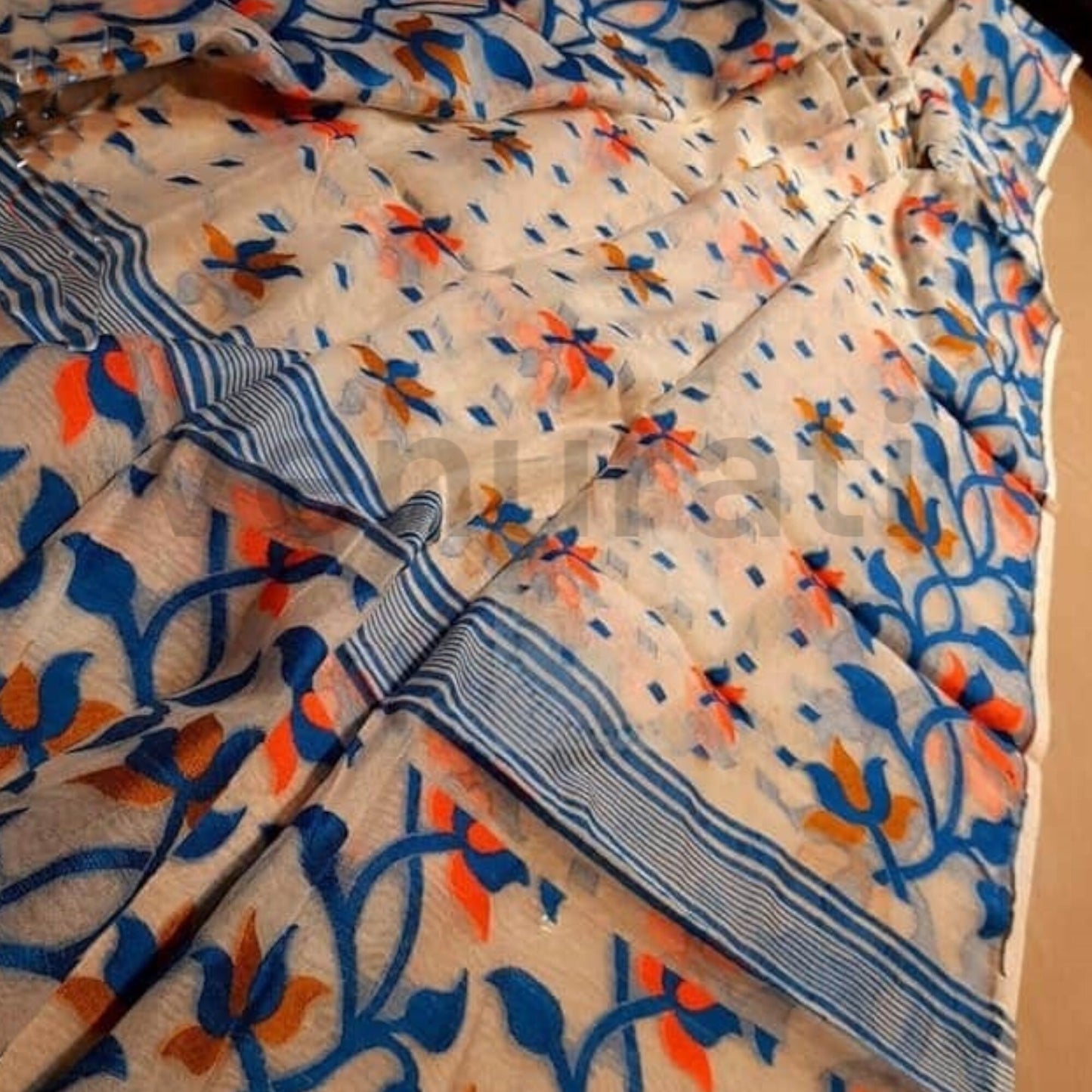 Authentic Dhakai Jamdani Saree for Womens Soft Jamdani Saree Comfortable Rich Work Handloom Jamdani Sari Gift for wife