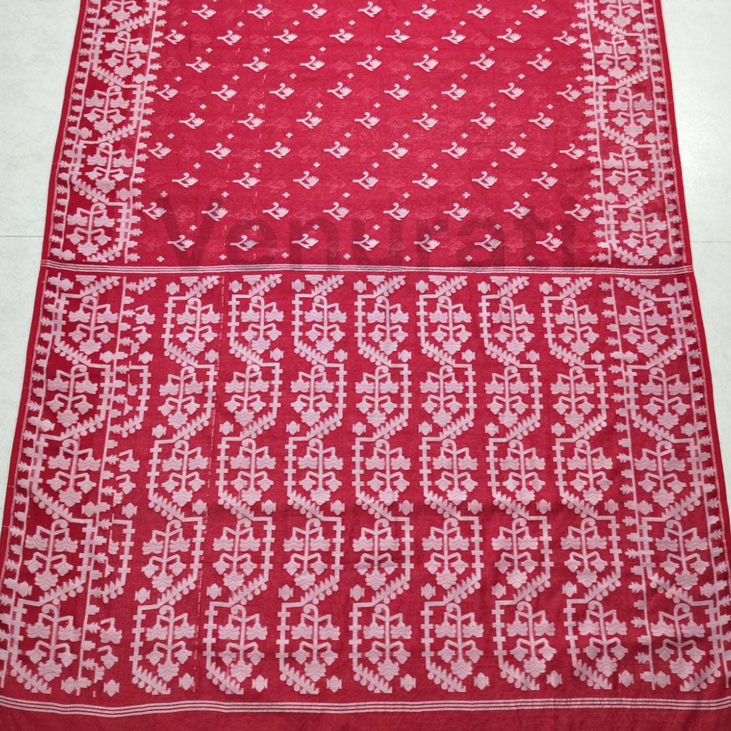 Cotton Soft Jamdani Saree Rich Texture And Work All Over Jamdani Work , Soft Dhakai Jamdani Saree Authentic Soft Jamdani Sari