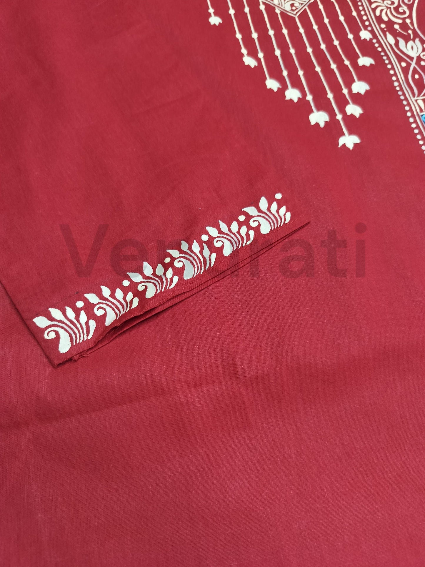 Hand painted Pure Cotton Kurta for Men's, Indian Style Men's Kurta, Handpaint Punjabi for Men's, Gift for Boyfriend