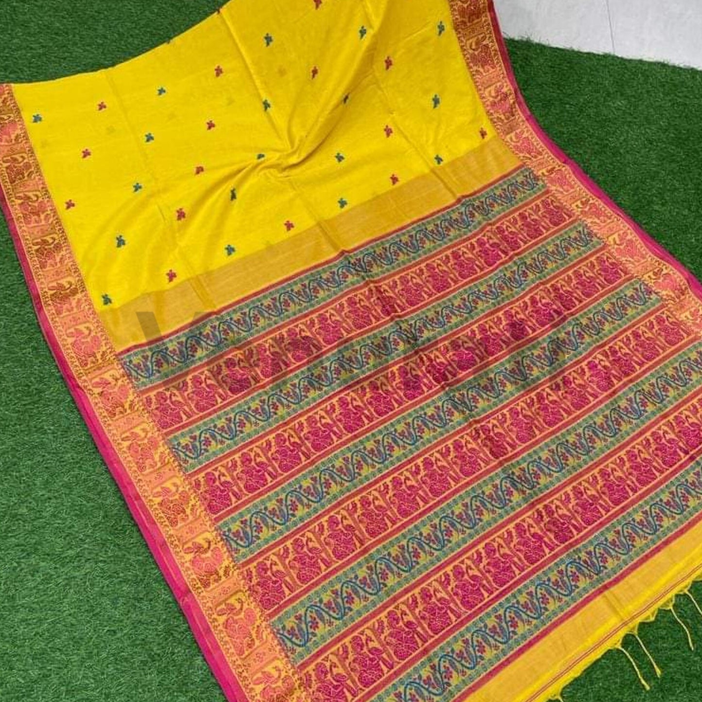 Exquisite Cotton Jamdani Saree Pure Cotton Saree Soft jamdani Saree Anniversary Gift Birthday Gift for Indian Wife