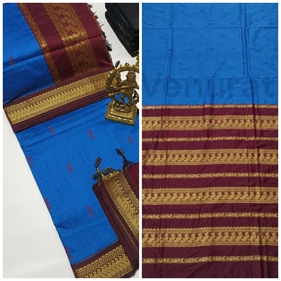 Authentic Gadwal Silk Saree with Zari Work Bengals Gadwal Sari for Women Gift for Her