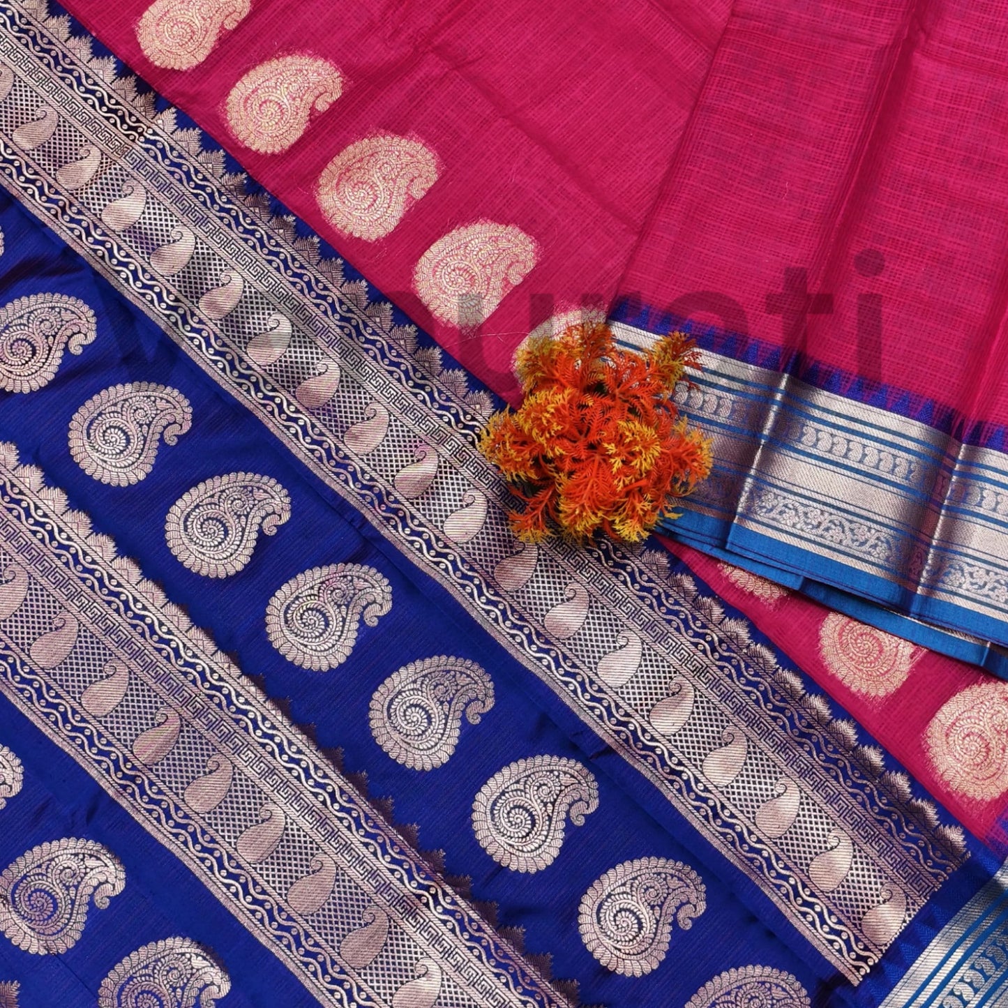 Authentic Kota Gadwal Silk Saree With Blouse Piece  Designer Bollywood Silk Saree by VENURATI
