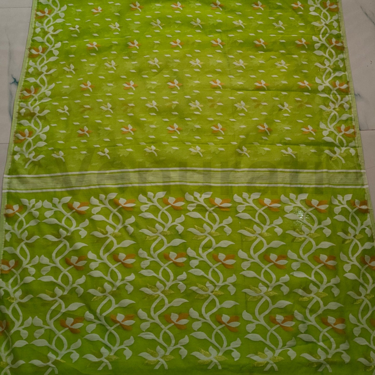 Authentic Dhakai Jamdani Saree for Womens Soft Jamdani Saree Comfortable Rich Work Handloom Jamdani Sari Gift for wife