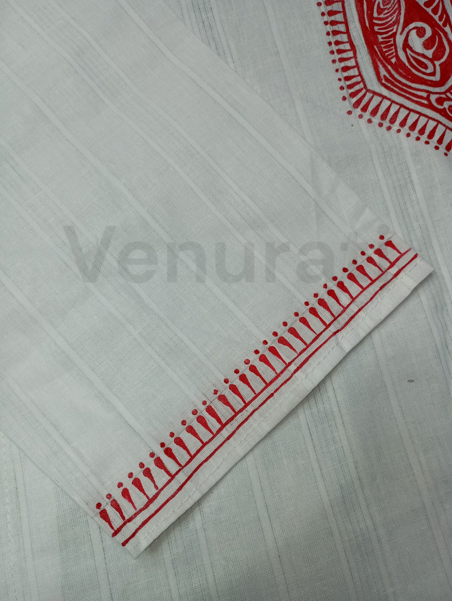 Hand painted Pure Cotton Kurta for Men's, Indian Style Men's Kurta, Handpaint Punjabi for Mens, Gift for Him