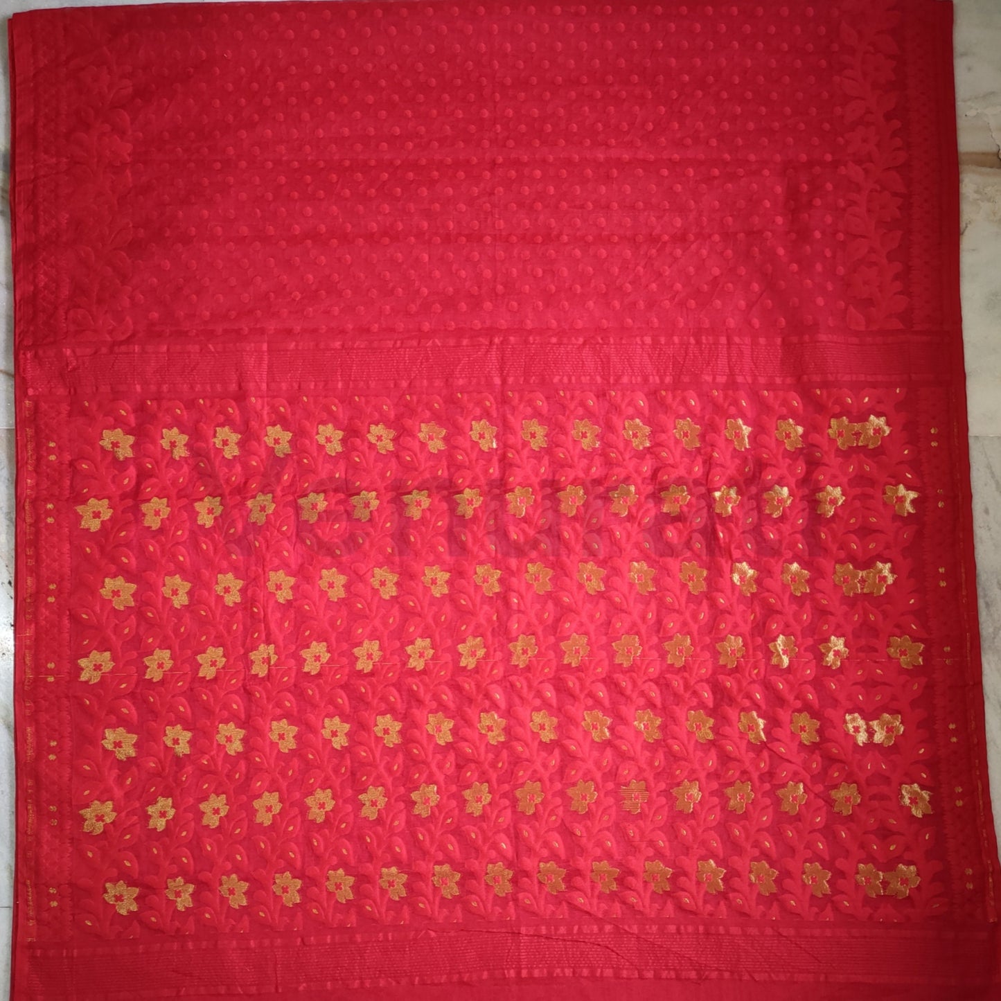 Bengals Dhakai Jamdani Saree Soft Jamdani Saree Comfortable Rich Work Handloom Jamdani Sari Gift for Durgapuja Diwali Anniversary