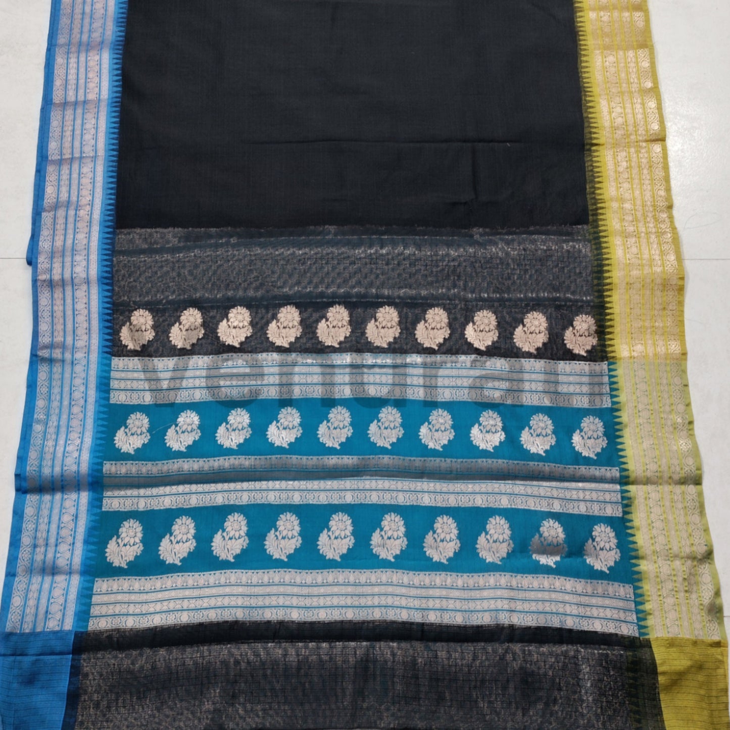 Authentic Kota Gadwal Silk Saree With Blouse Piece  Designer Bollywood Silk Saree by VENURATI