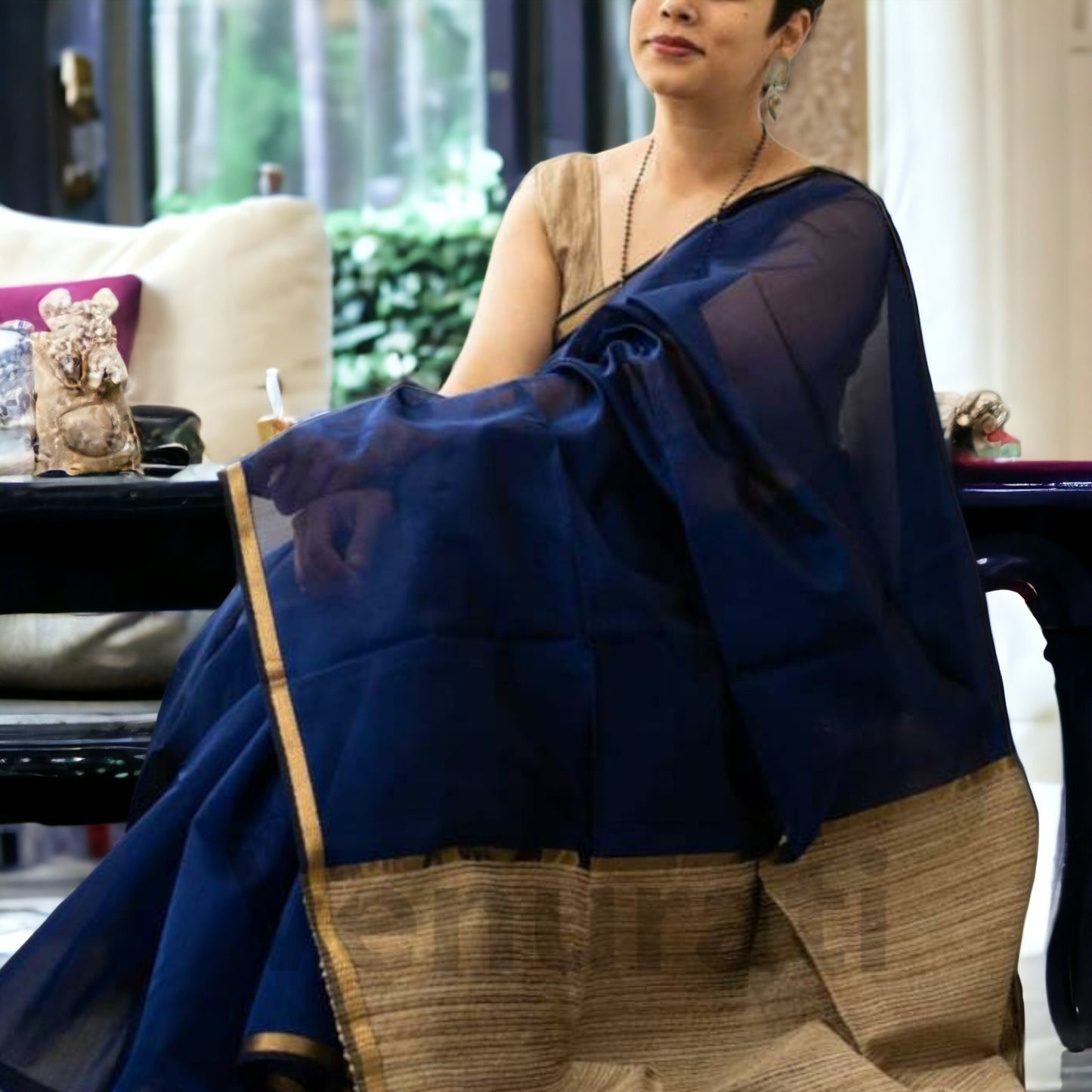 Exclusive Cotton Silk Handloom Saree for Women Soft Cotton by Silk Saree, Gift for Her