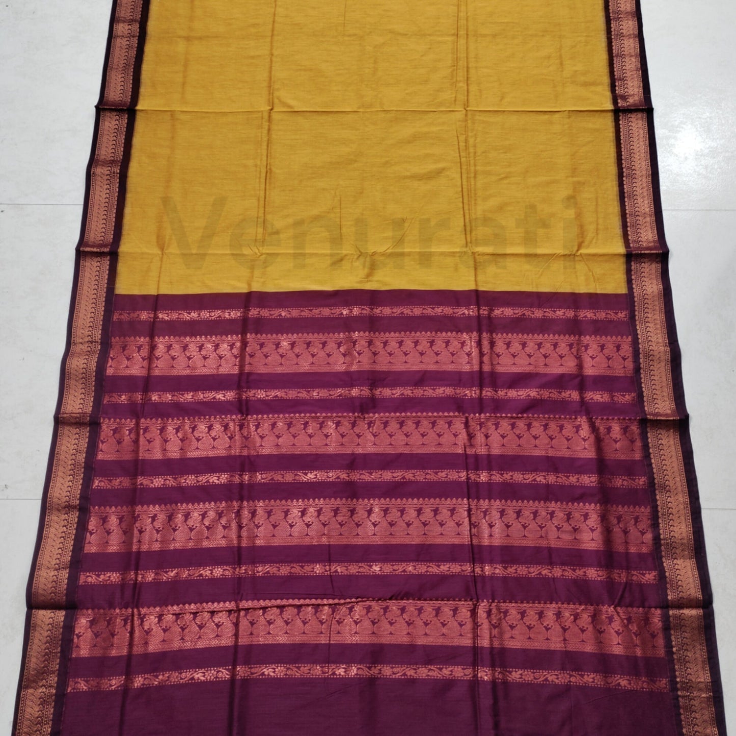 Authentic Gadwal Silk Saree with Zari Work Bengals Gadwal Sari for Women Gift for Her
