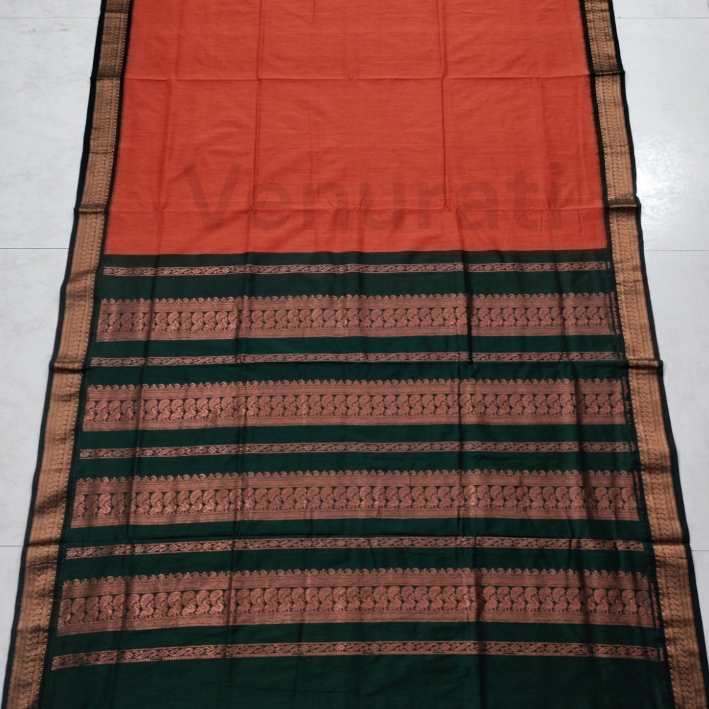 Authentic Gadwal Silk Saree with Zari Work Bengals Gadwal Sari for Women Gift for Her