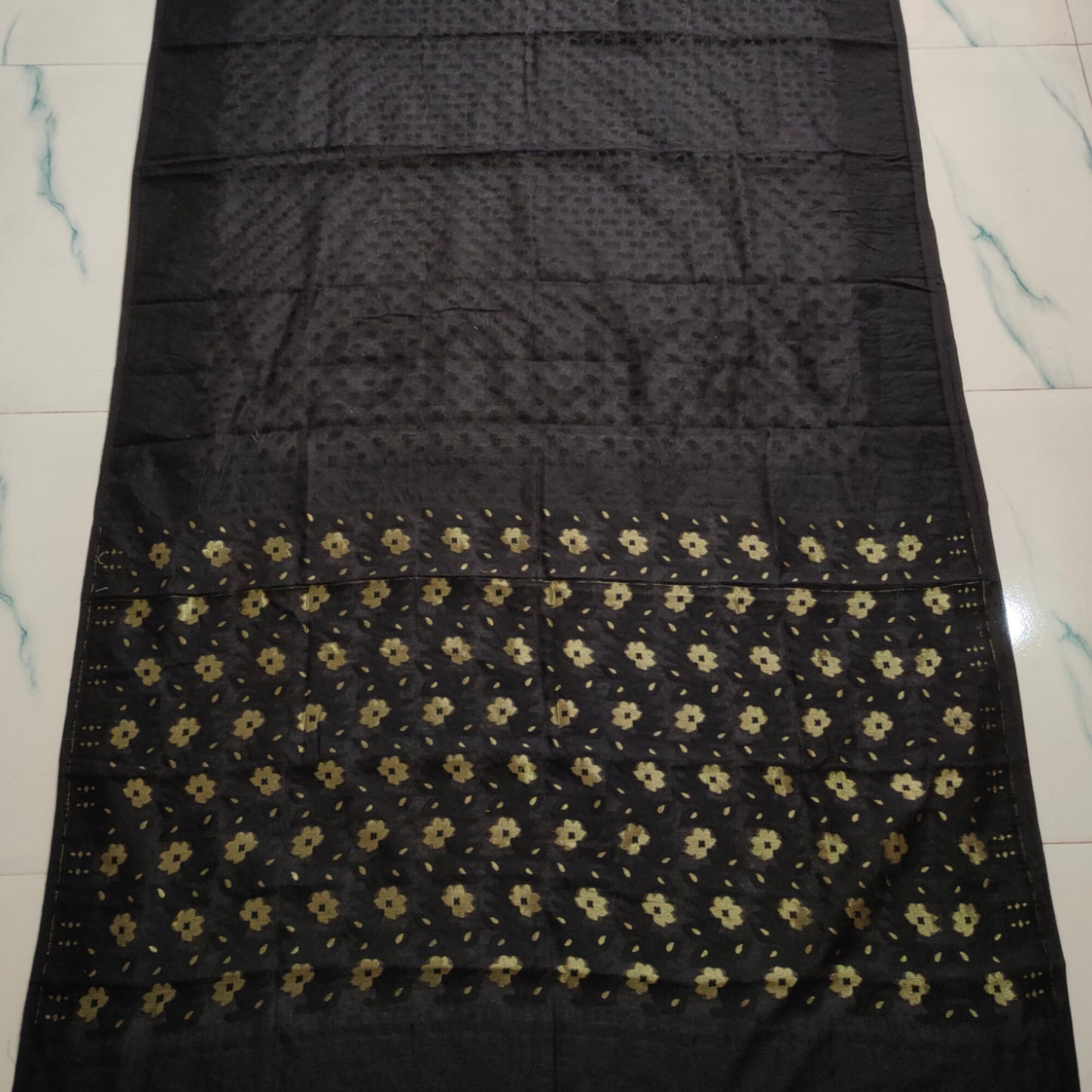 Bengals Dhakai Jamdani Saree Soft Jamdani Saree Comfortable Rich Work Handloom Jamdani Sari Gift for Durgapuja Diwali Anniversary