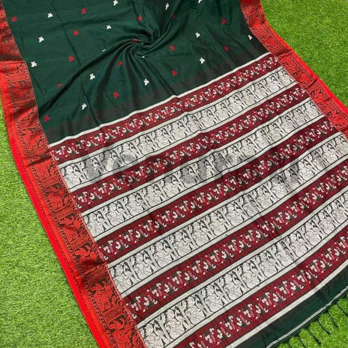 Exquisite Cotton Jamdani Saree Pure Cotton Saree Soft jamdani Saree Anniversary Gift Birthday Gift for Indian Wife