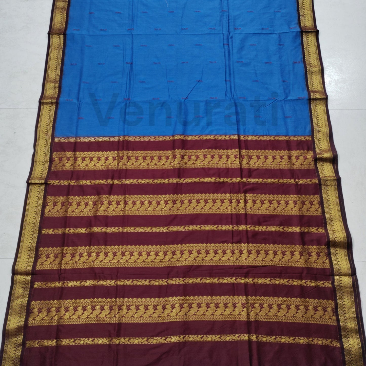 Authentic Gadwal Silk Saree with Zari Work Bengals Gadwal Sari for Women Gift for Her