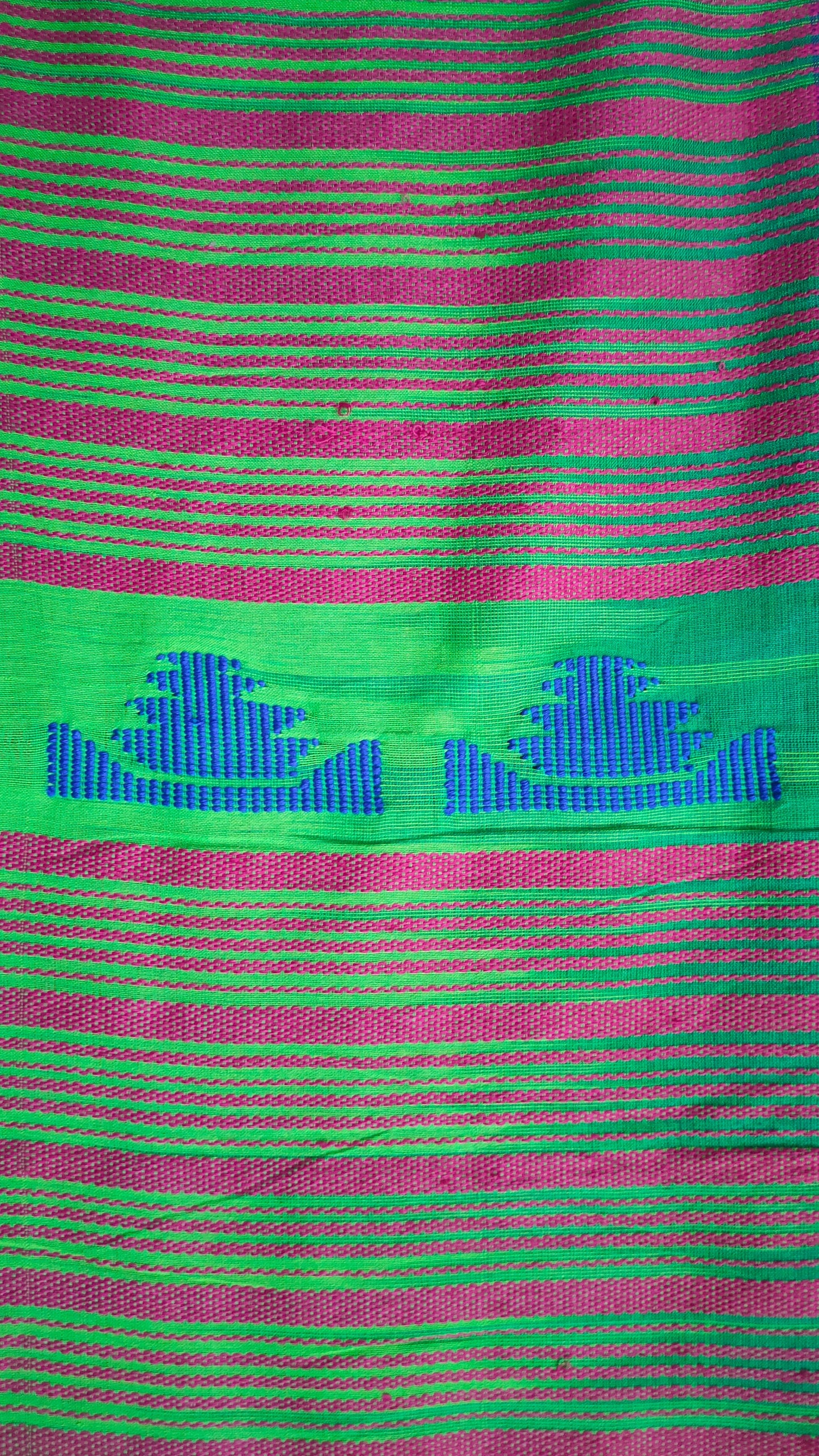 Handwoven Khadi Cotton Saree Ikkat Design Cotton Saree For Women Summer Saree Gift For Her Diwali Gift