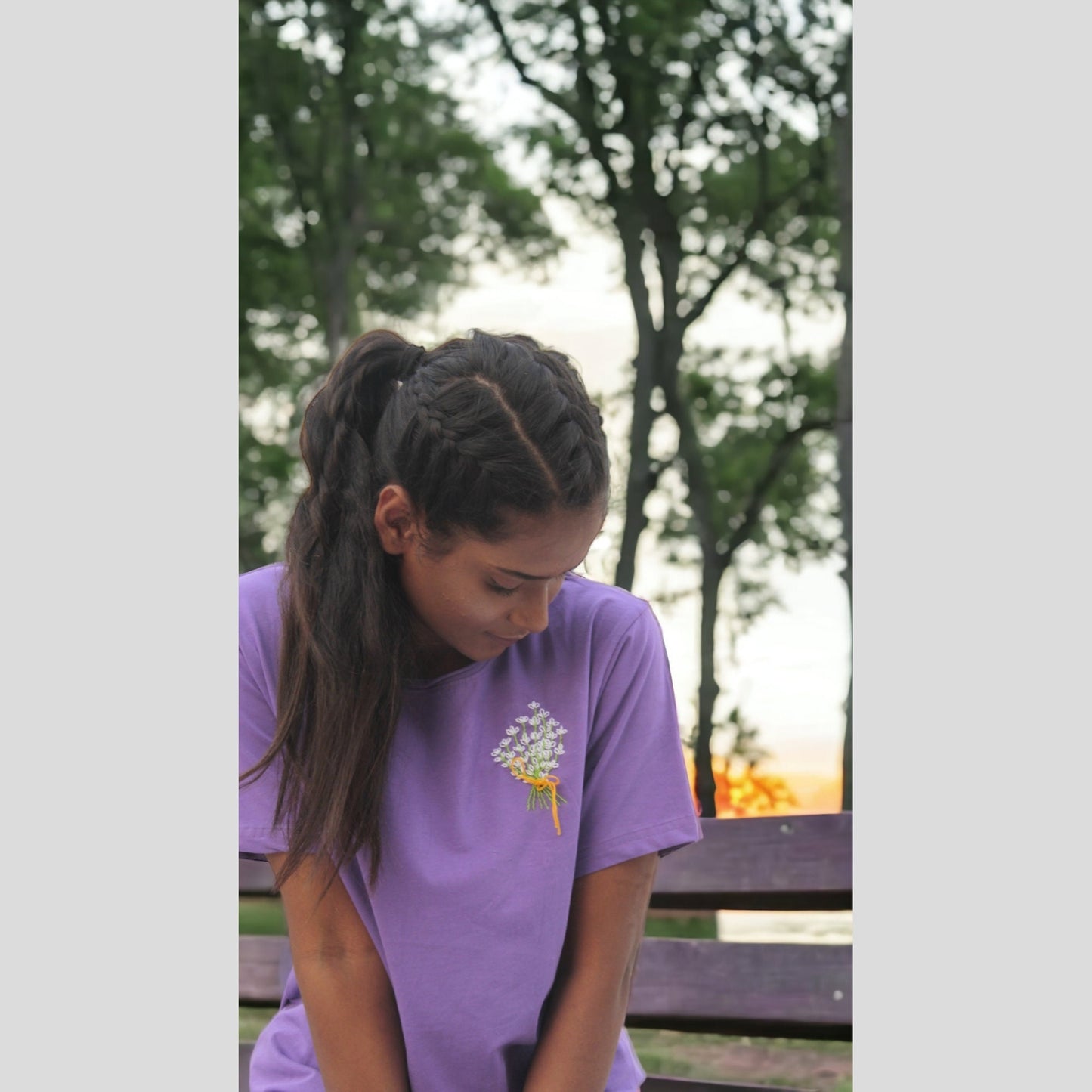 Customized T-Shirt Hand embroidered top, Floral Embroidery T-shirt, Crop Top for Girls, Everyday Tshirt