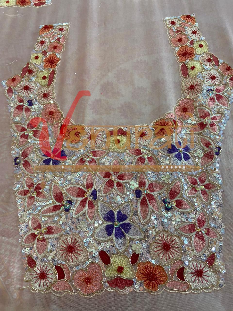 Made To Order Hand Embroidered Lehenga Choli set for Girls and Women