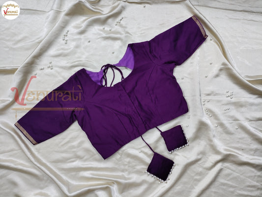 Customized Blouse for Women, Handmade Designer Princess Cut Blouse, Purple Blouse For Saree, Party Wear Saree Top, Crop Top for Lehenga