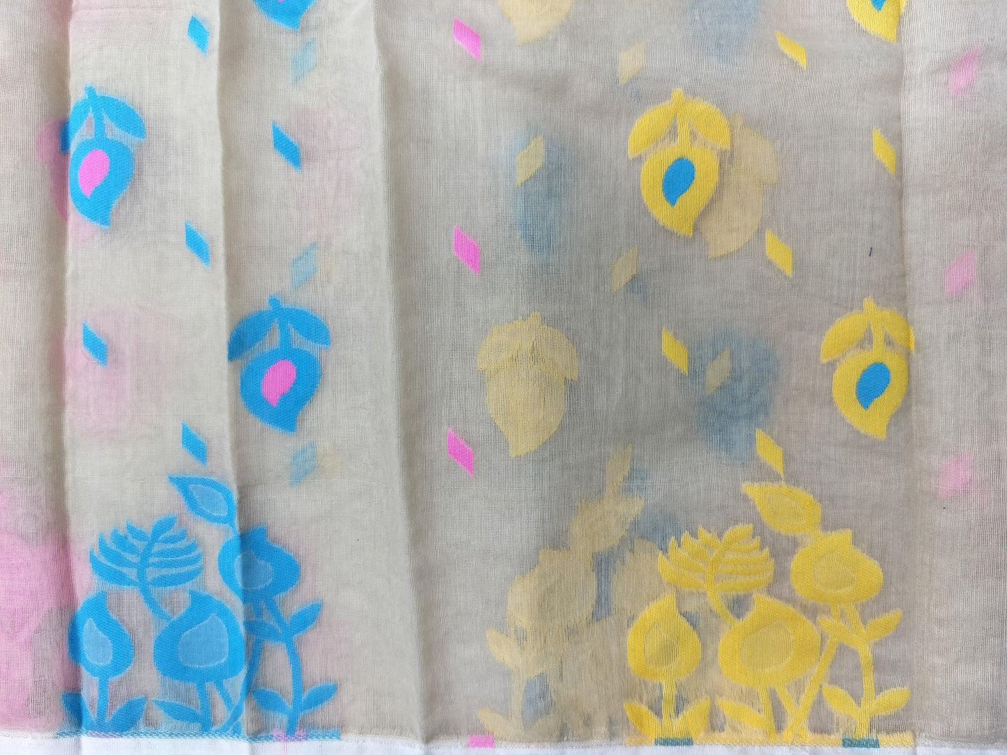 Dhakai Jamdani Saree Allover Jamdani Work Soft Jamdani Sari Comfortable To Wear Bengal Handloom Saree for Women Gift For DurgaPija