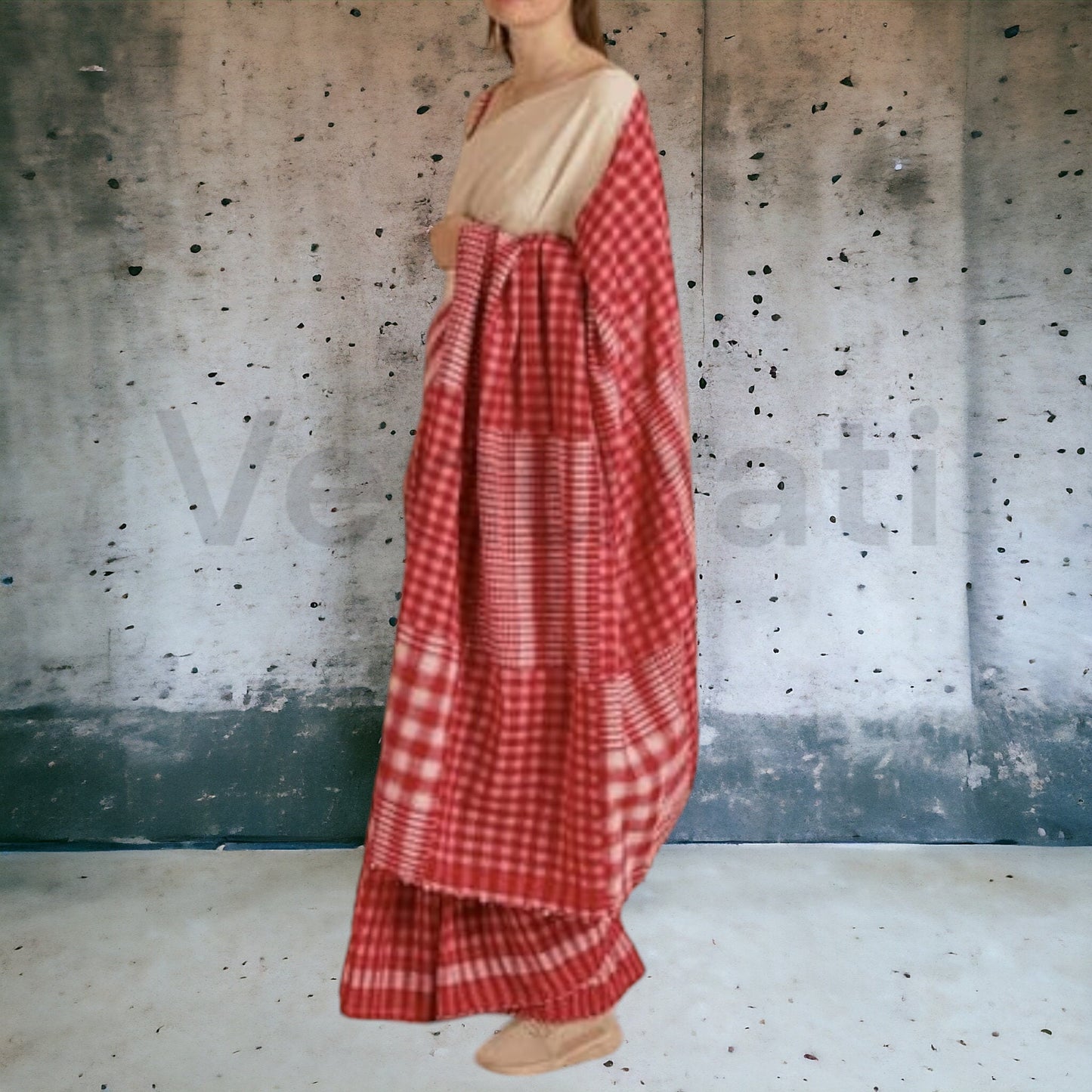 Handwoven Cotton Katki Mix Match Khadi Saree – Traditional Elegance for Every Occasion
