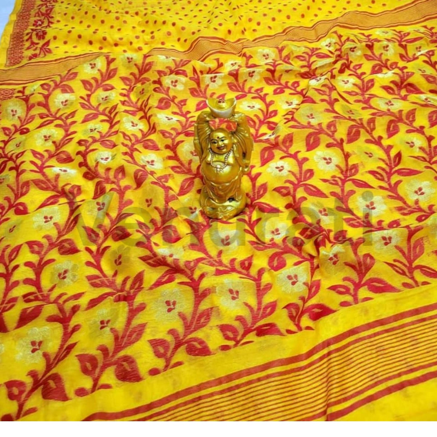 Bengals Dhakai Jamdani Saree Soft Jamdani Saree Comfortable Rich Work Handloom Jamdani Sari Gift for Durgapuja Diwali Anniversary