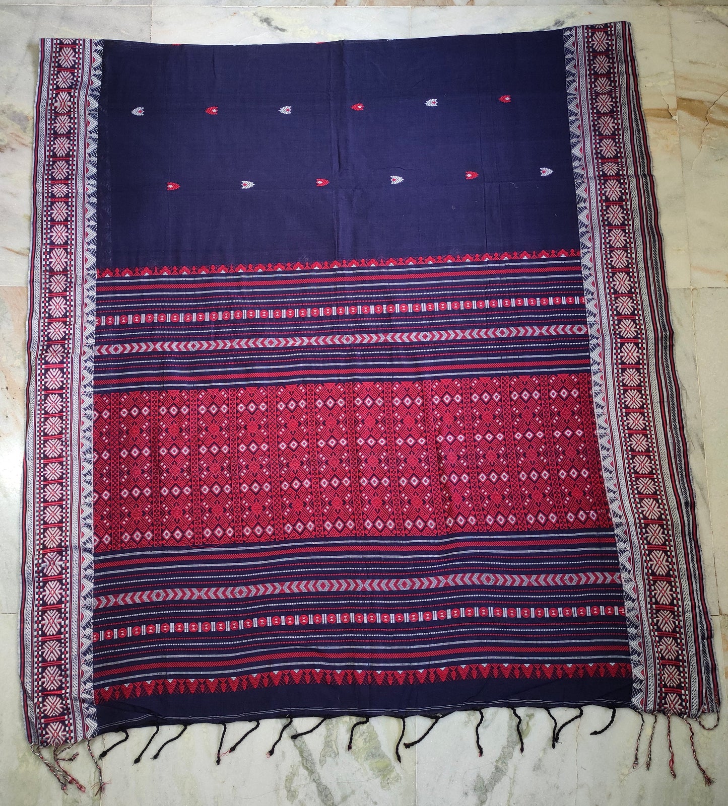 Authentic Assam Handwoven Khadi Cotton Saree Pure Mercerized Cotton Saree With Blouse Piece Dongria Khadi Sari Begumpuri Saree