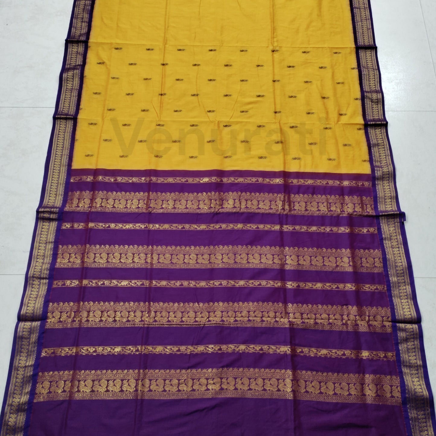 Authentic Gadwal Silk Saree with Zari Work Bengals Gadwal Sari for Women Gift for Her